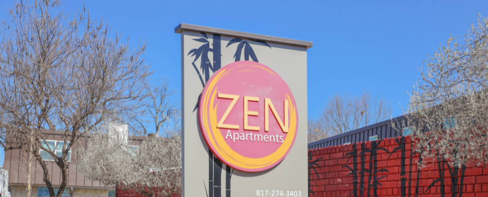 Zen Lofts Property Sign